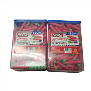 2 Containers Of Darts For Nerf And Others 393 Darts In Total